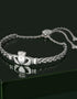 Celtic Claddagh Draw String Bangle