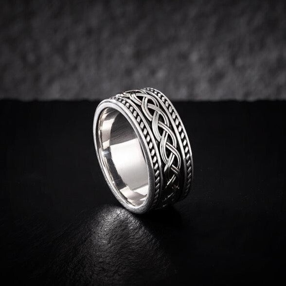 Gents Silver Celtic Knot Ring