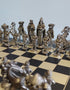 Mullingar Pewter Chess Set with Board | Medieval