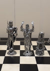 Mullingar Pewter Chess Set with Board | Mythical