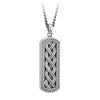 Men's Sterling Silver Oxidised Celtic Ingot