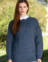Inis Mor Aran Sweater | Denim