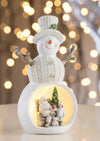 Aynsley Christmas Scene Snowman Led