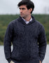 Dublin Shawl Collar Aran Sweater | Cormorant