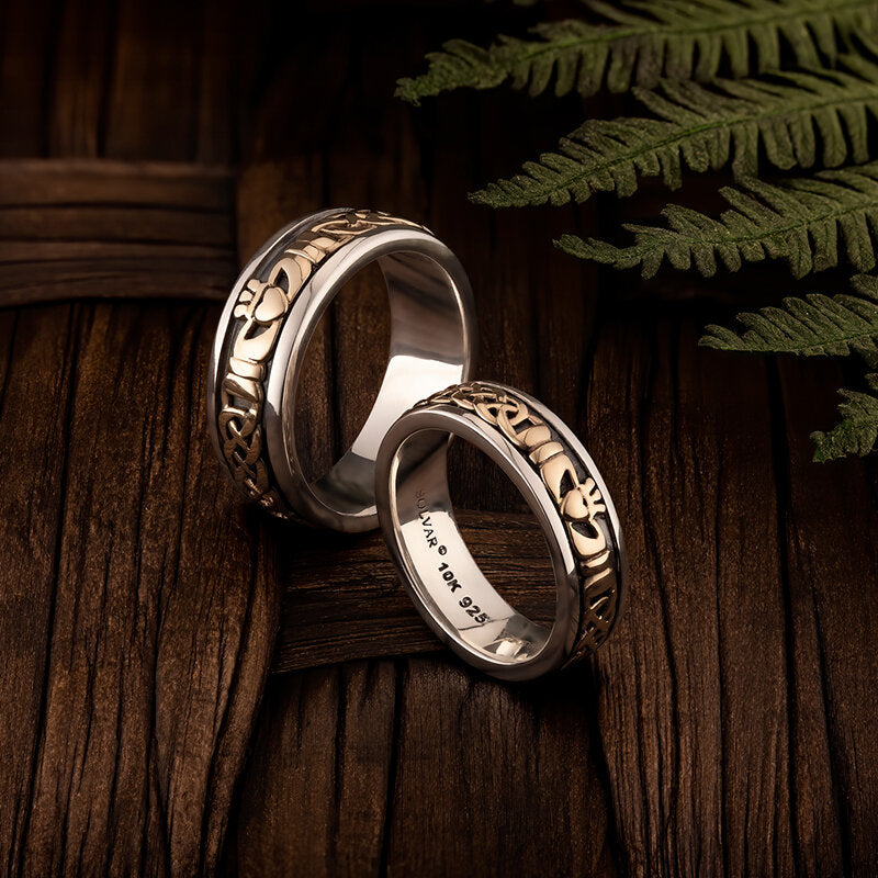 claddagh wedding bands