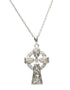 Celtic Trinity Knot Silver Cross