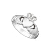 Solvar Sterling Silver Heavy Maids Claddagh Ring