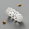 Solvar Gents Sterling Silver Trinity Band s2996