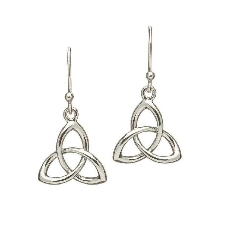 Irish Trinity Knot Drop Earrings