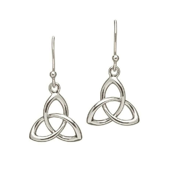 Irish Trinity Knot Drop Earrings