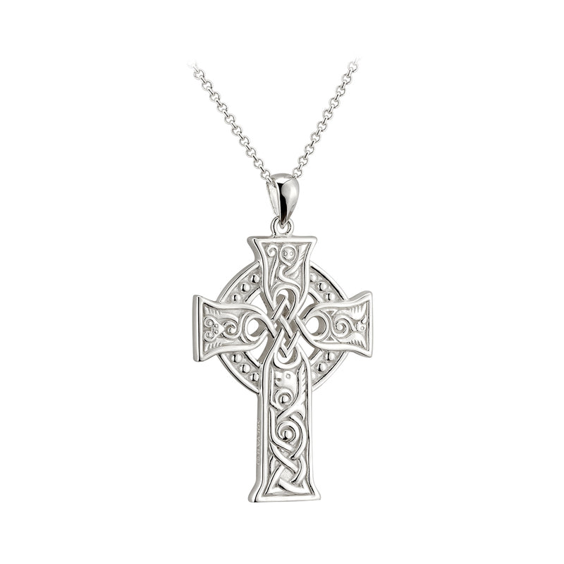 Large Four Apostles Celtic Cross Pendant