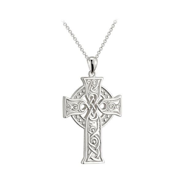 Large Four Apostles Celtic Cross Pendant
