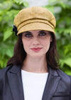 Mucros Ladies Mustard Newsboy Cap 602