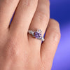 February Birthstone Claddagh Ring