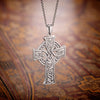 Large Four Apostles Celtic Cross Pendant
