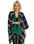 Jimmy Hourihan Green Reversible Shawl - Clearance