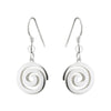 Sterling Silver Spiral Drop Earrings
