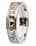 Ladies Silver Claddagh Celtic Ring