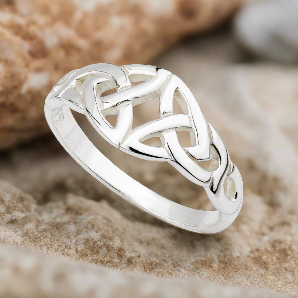 Sterling Silver Trinity Knot Ring