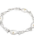Silver & 10K Gold Claddagh Bracelet