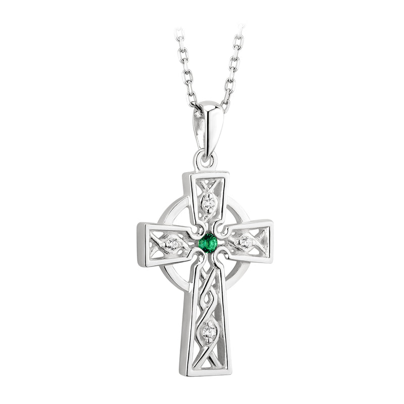 Solvar Sterling Silver Celtic Cross S44556