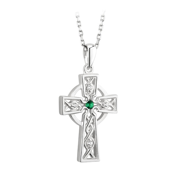 Solvar Sterling Silver Celtic Cross S44556