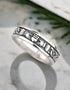 Ladies Oxidised Claddagh Ring