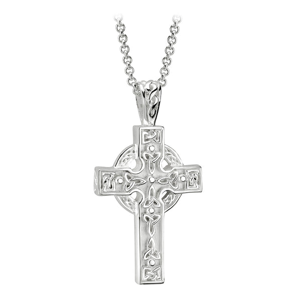 Solvar Sterling Silver Heavy Celtic Cross S4795