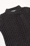 Aran Heart Design Zip Charcoal Cardigan - Skellig Gift Store