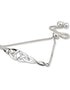 Silver Trinity Knot Draw String Bracelet