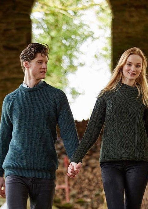 FISHERMANS RIB CREW NECK SWEATER: C761