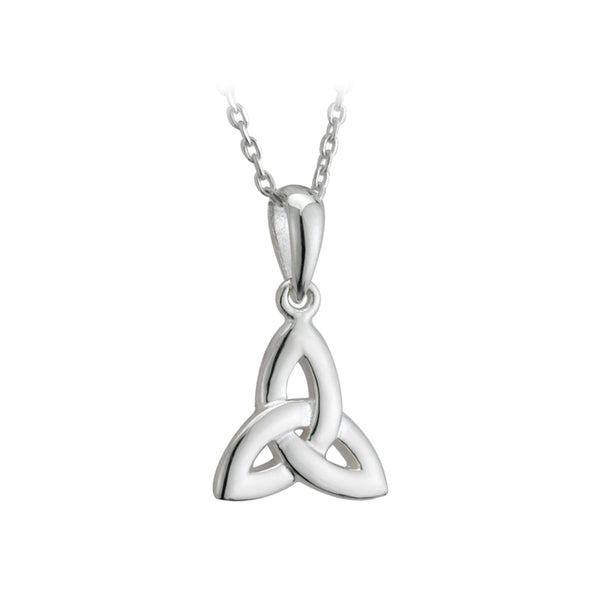 Solvar Sterling Silver Trinity Knot Pendant S44395