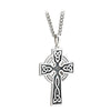 Men's Double Sided Oxidized Cross