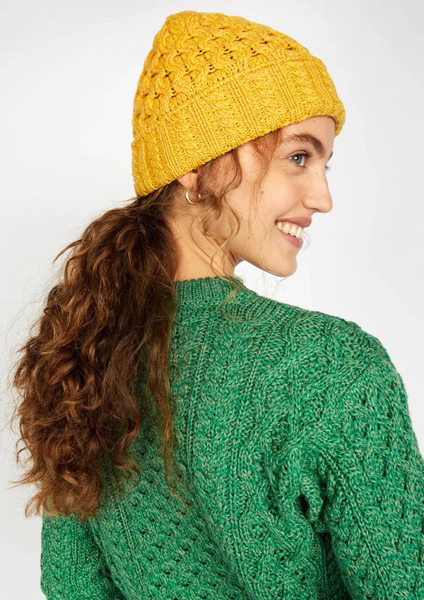 Aran Hat | Sunflower