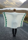 Aran Irish Shamrock Blanket
