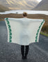 Aran Shamrock Blanket | Natural