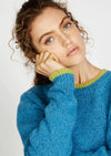 IrelandsEye Slaney Crew Neck Sweater-| Blue
