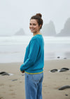 IrelandsEye Slaney Crew Neck Sweater-| Blue