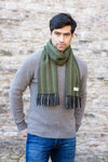 Mucros Green Alpaca Scarf