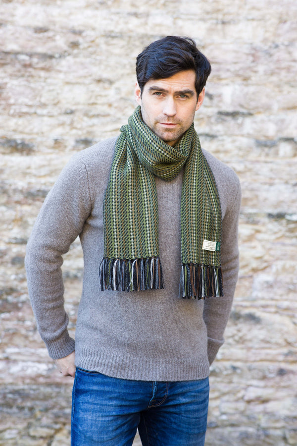 Mucros Green Alpaca Scarf