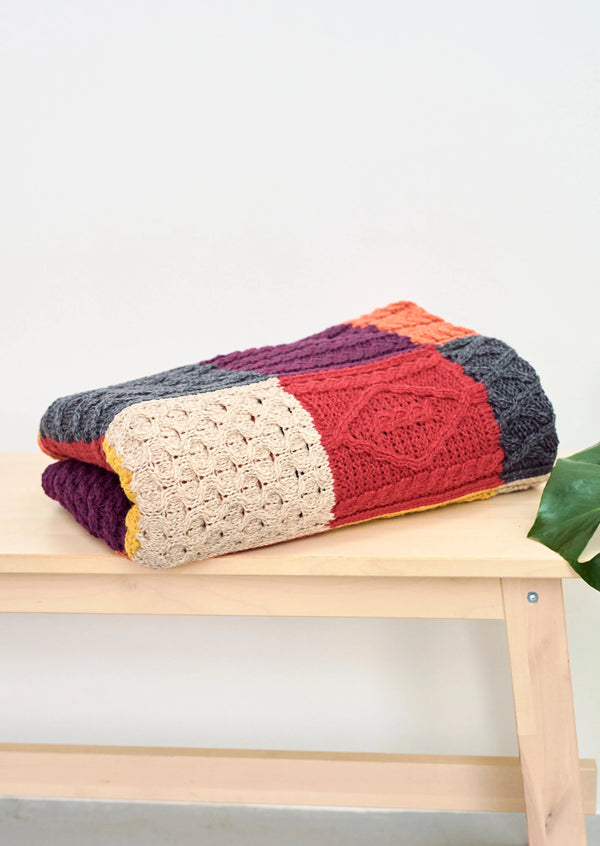 Aran Intarsia Blanket | 837