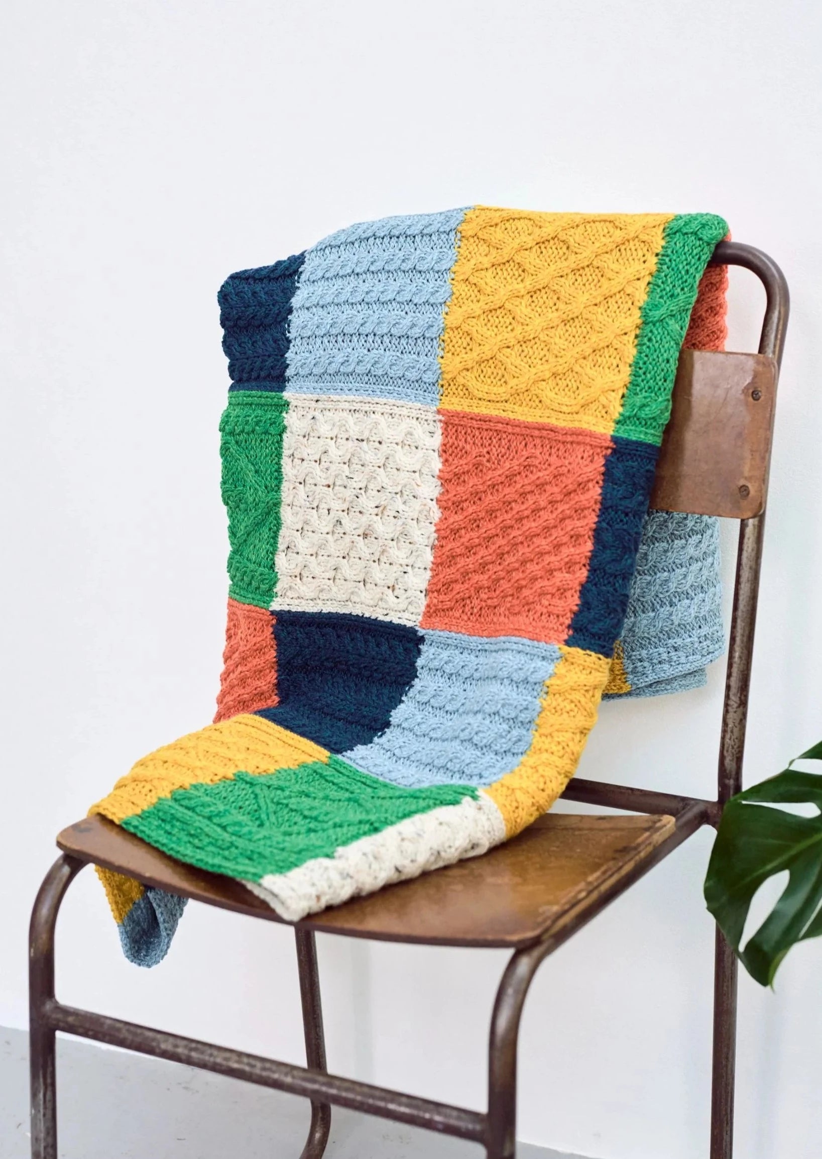 Aran Intarsia Blanket | 851