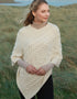 Aran Super Soft Poncho | Natural