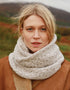 Aran Infinity Cable Scarf | Oatmeal