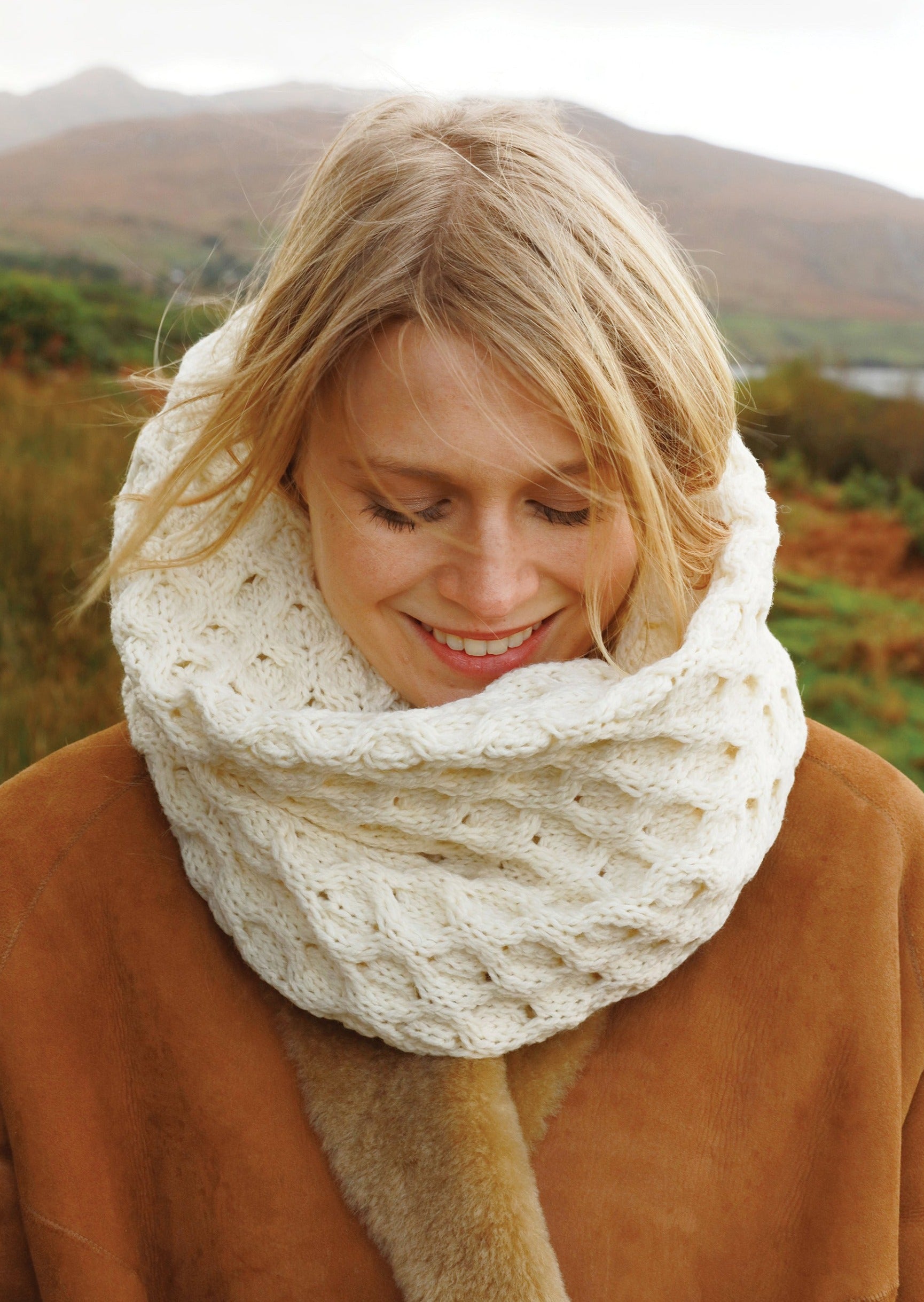 Aran Merino Wool Snood