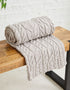 Aran Supersoft Decke | Haferflocken
