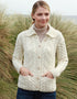 Belcarra Ladies Aran Cardigan | Natural