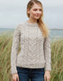 Listowel Ladies Aran Cabled Sweater