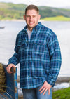 Lined Flannel Shirt Men’s Blue Navy Check