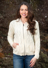 IrelandsEye Aran Hooded Cardigan | Natural